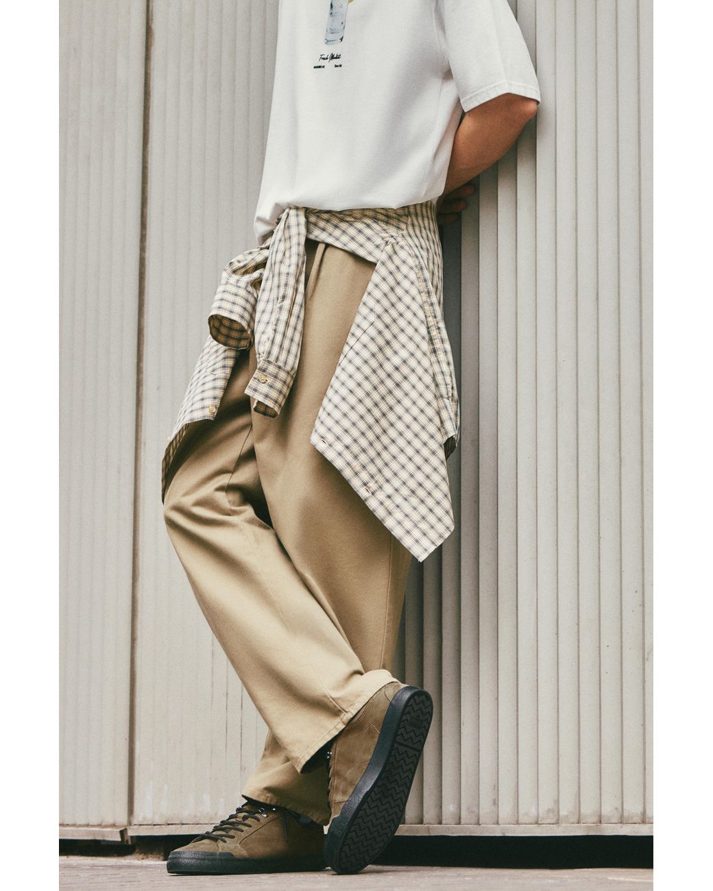 Pull&Bear Natural Lace-Up Casual Trainers for men