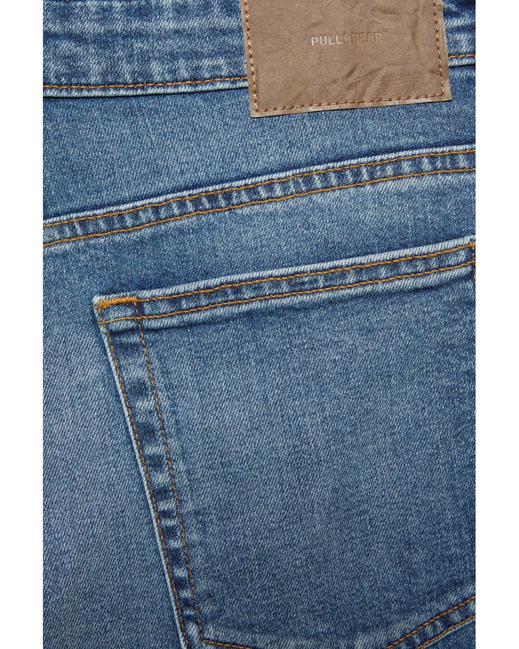 Pull&Bear Slim Jeans in het Blue voor heren