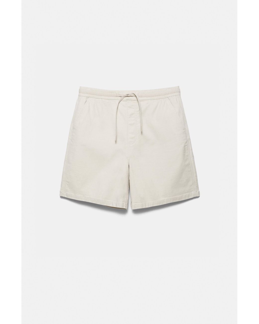 Pull&Bear Blue Bermuda Sweat Shorts for men