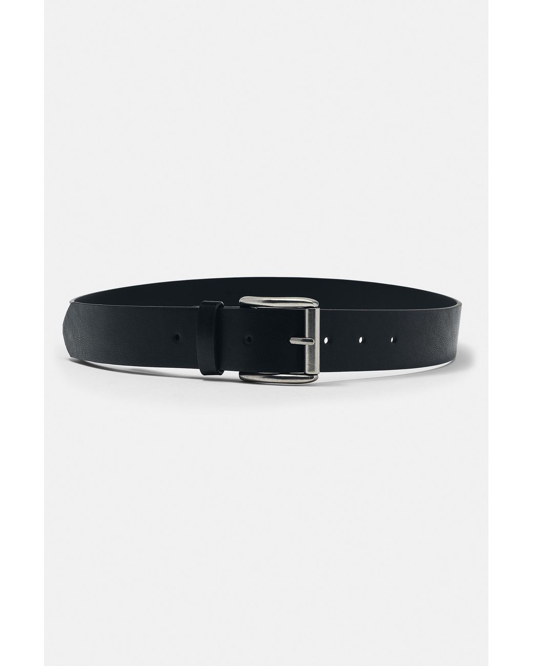 Pull&Bear Blue Leather-Effect Belt for men