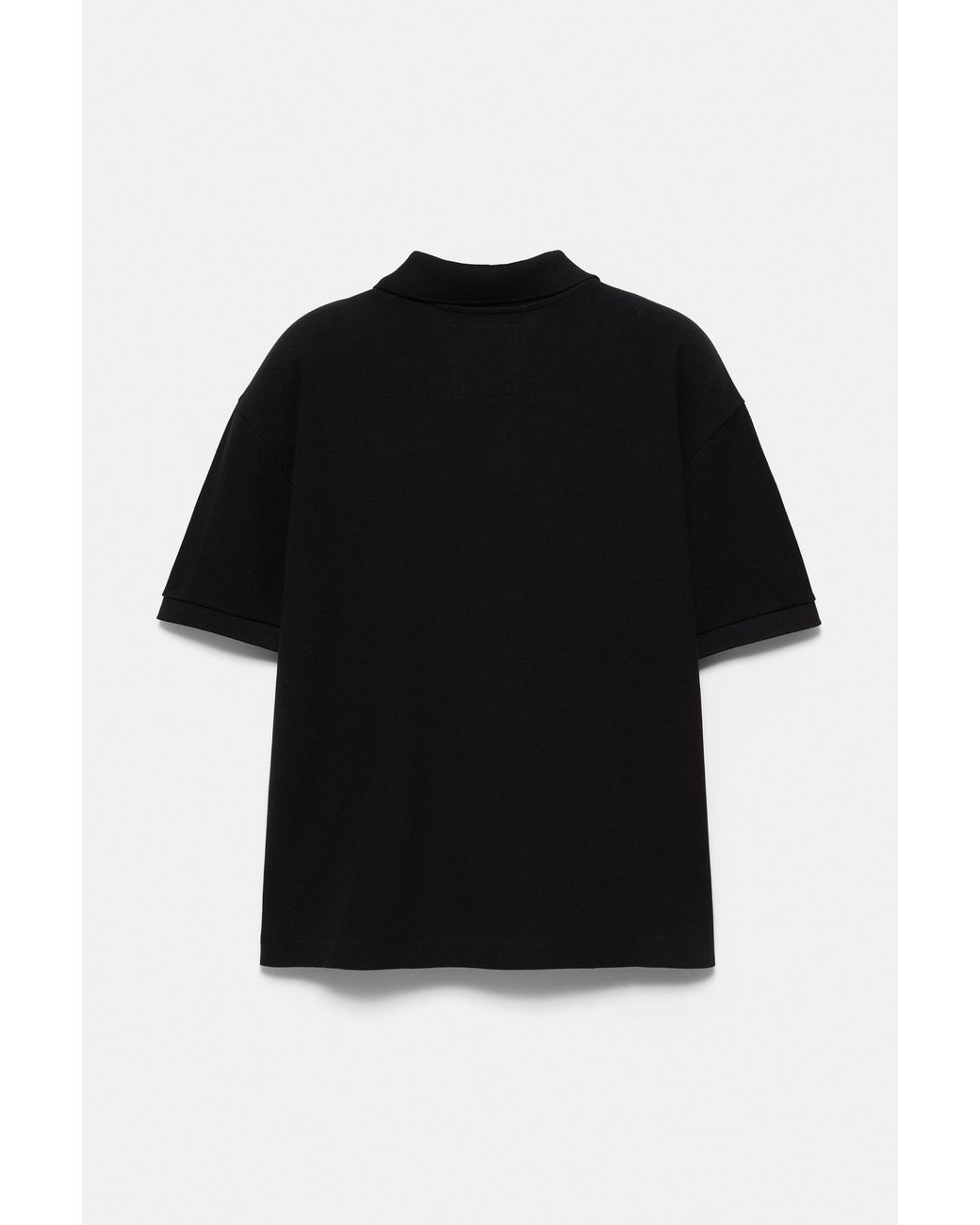 Pull&Bear Black Oscar Ouyang Polo Shirt for men