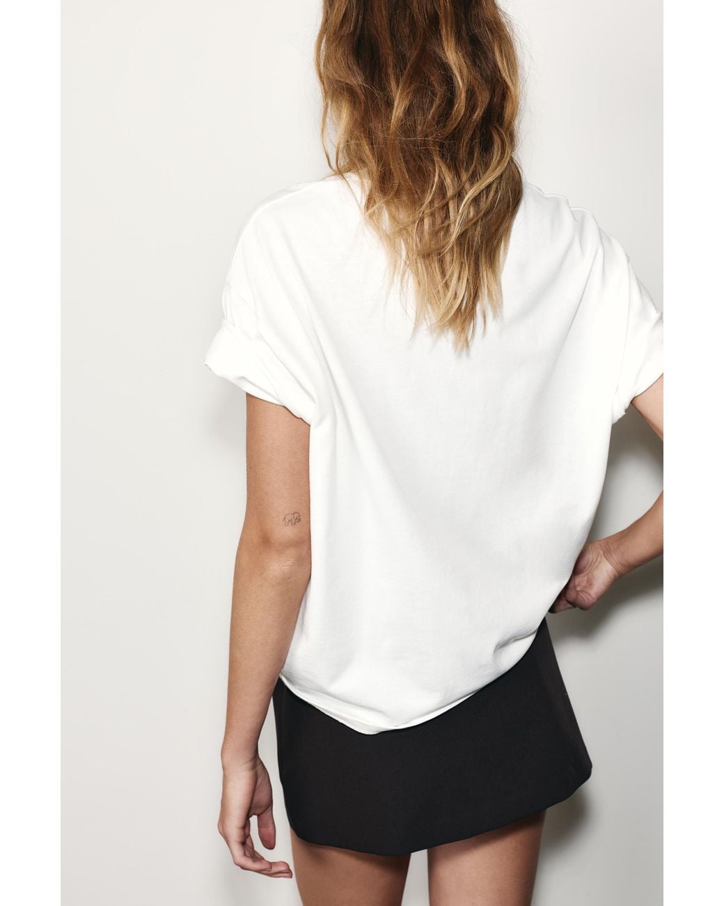 Pull&Bear White Regular Fit Dog Graphic T-Shirt