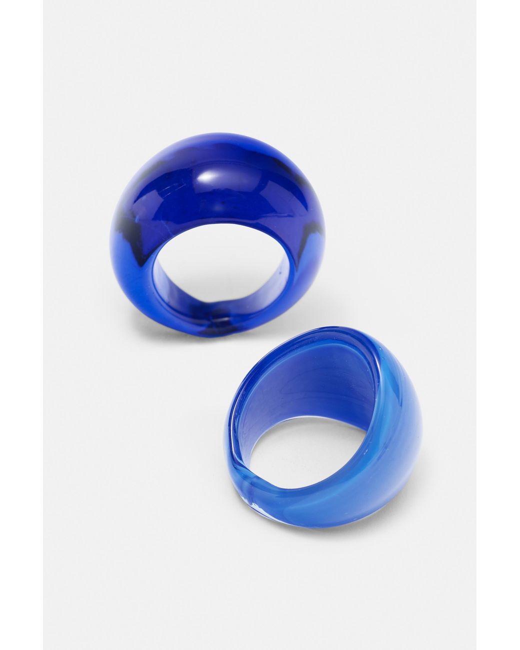 Pull&Bear Blue Kristallring-Set