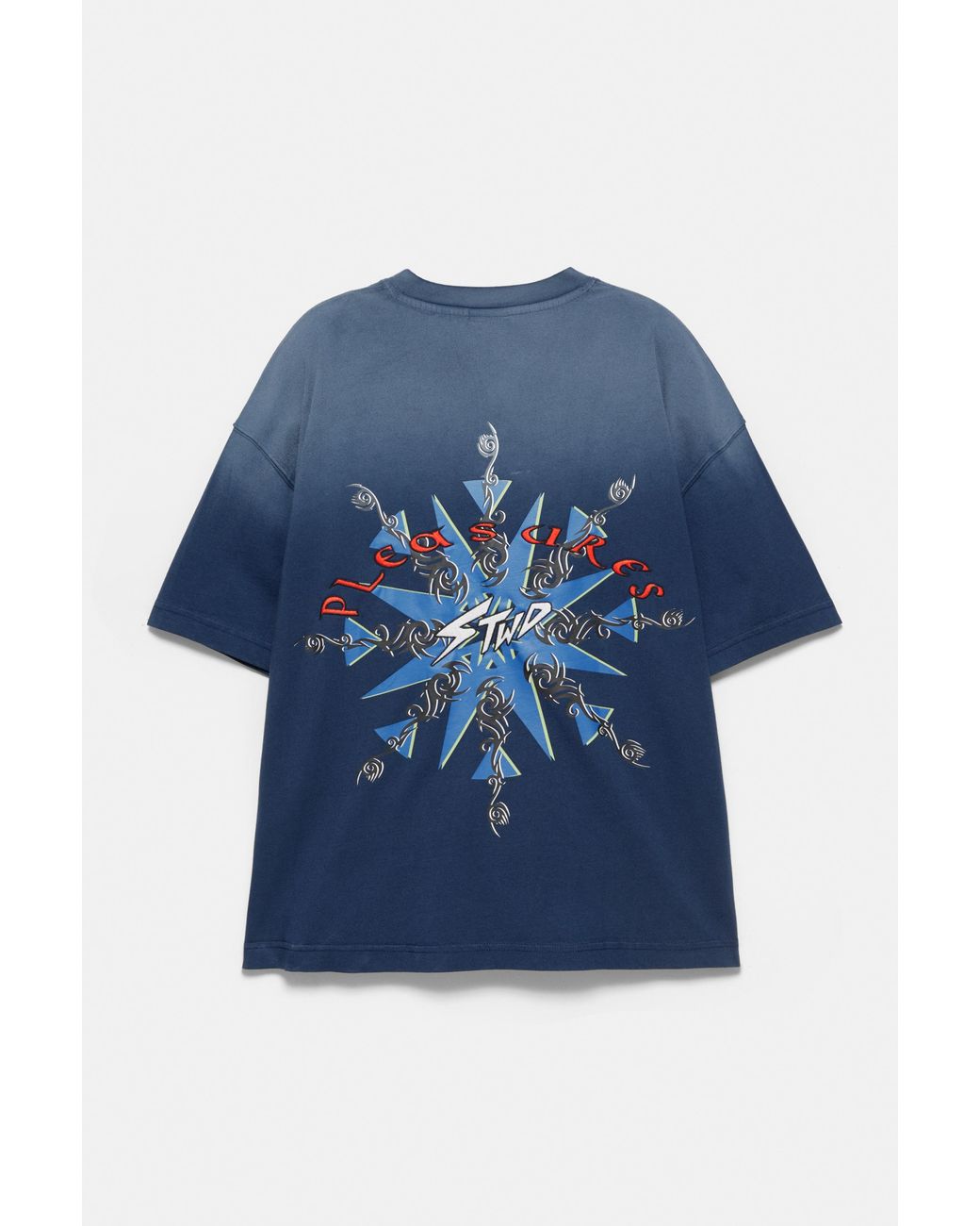 Pull&Bear Blue Pleasures X Stwd Boxy T-Shirt for men