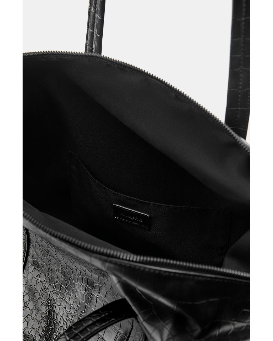 Pull&Bear Blue Shopper Mit Struktur