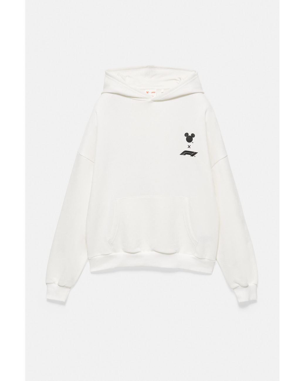 Pull&Bear White Disney X F1 Hoodie