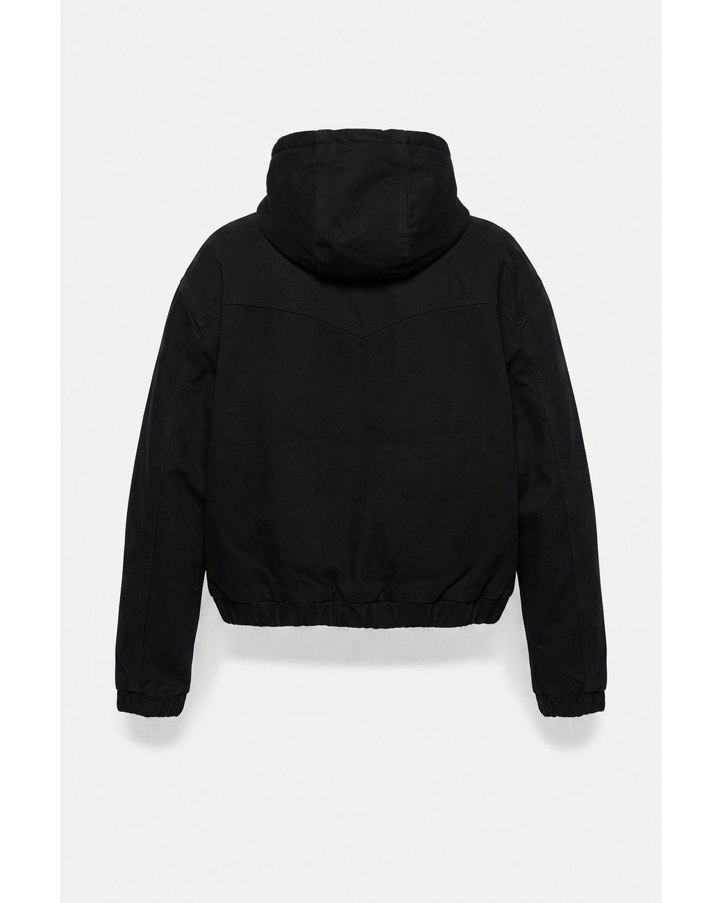 Bomber Con Cappuccio di Pull&Bear in Black da Uomo
