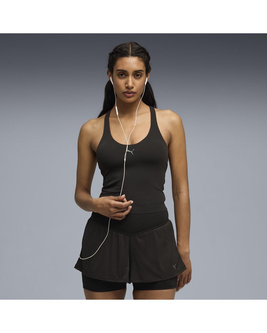 PUMA Black Shapeluxe Training Racerback Tank Top