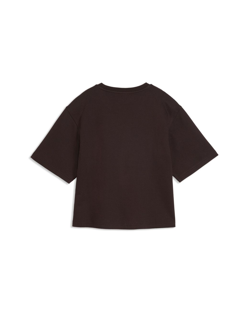 T-Shirt Essentials Elevated Dal Taglio Morbido Da Donna, Abbigliamento, Marrone di PUMA in Black