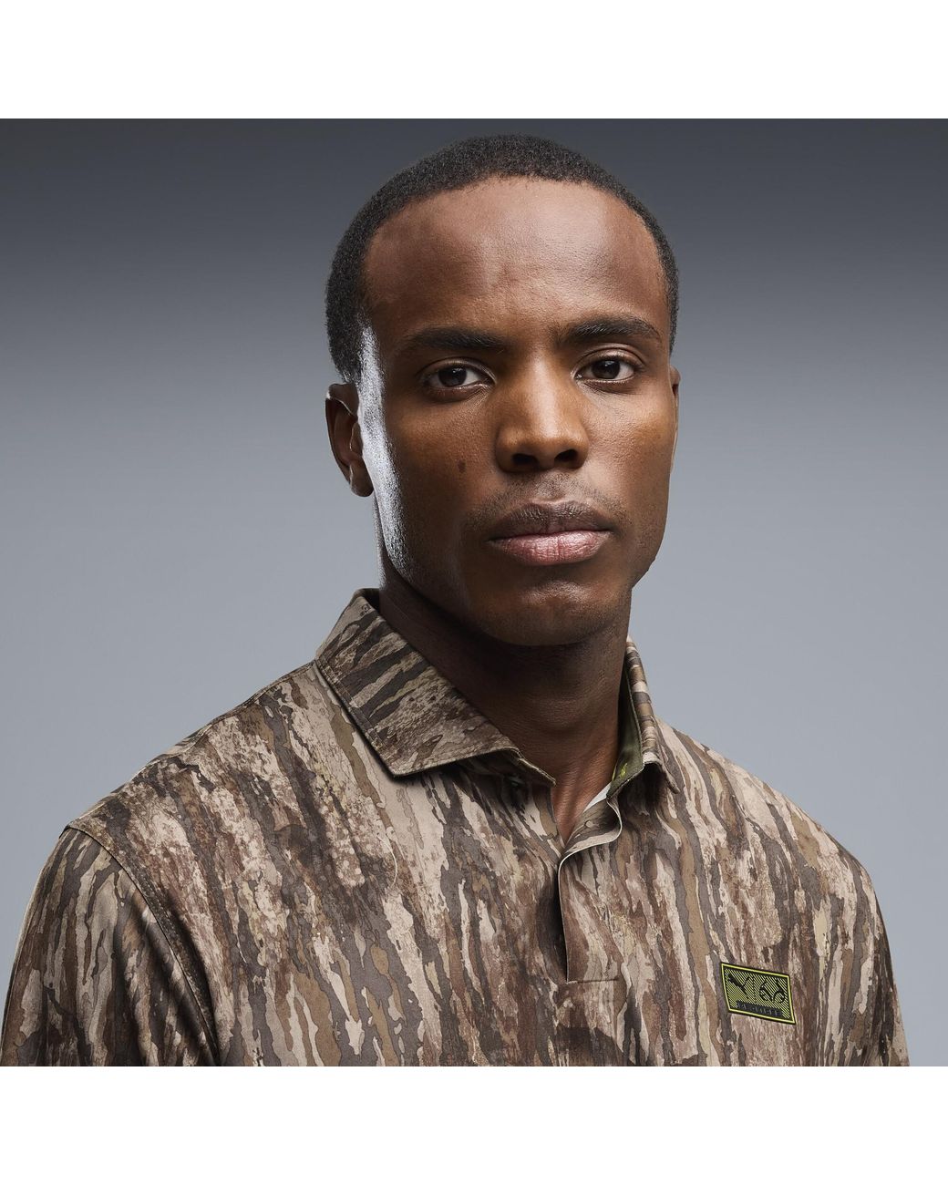 PUMA Brown X Realtree Camo Golf Polo for men
