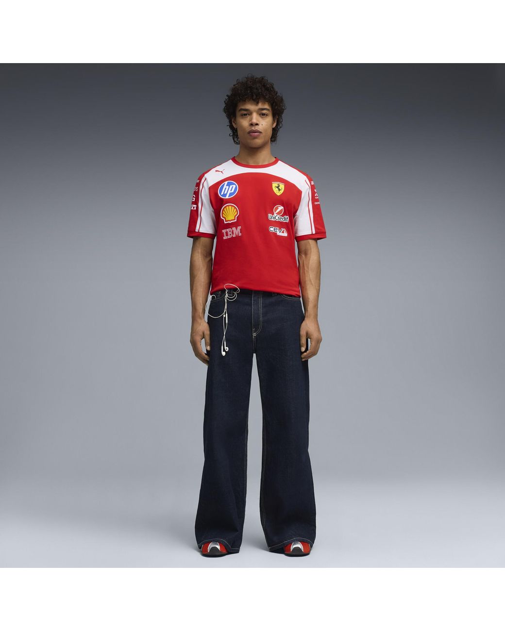 PUMA Red Scuderia Ferrari Hp Replica T-Shirt