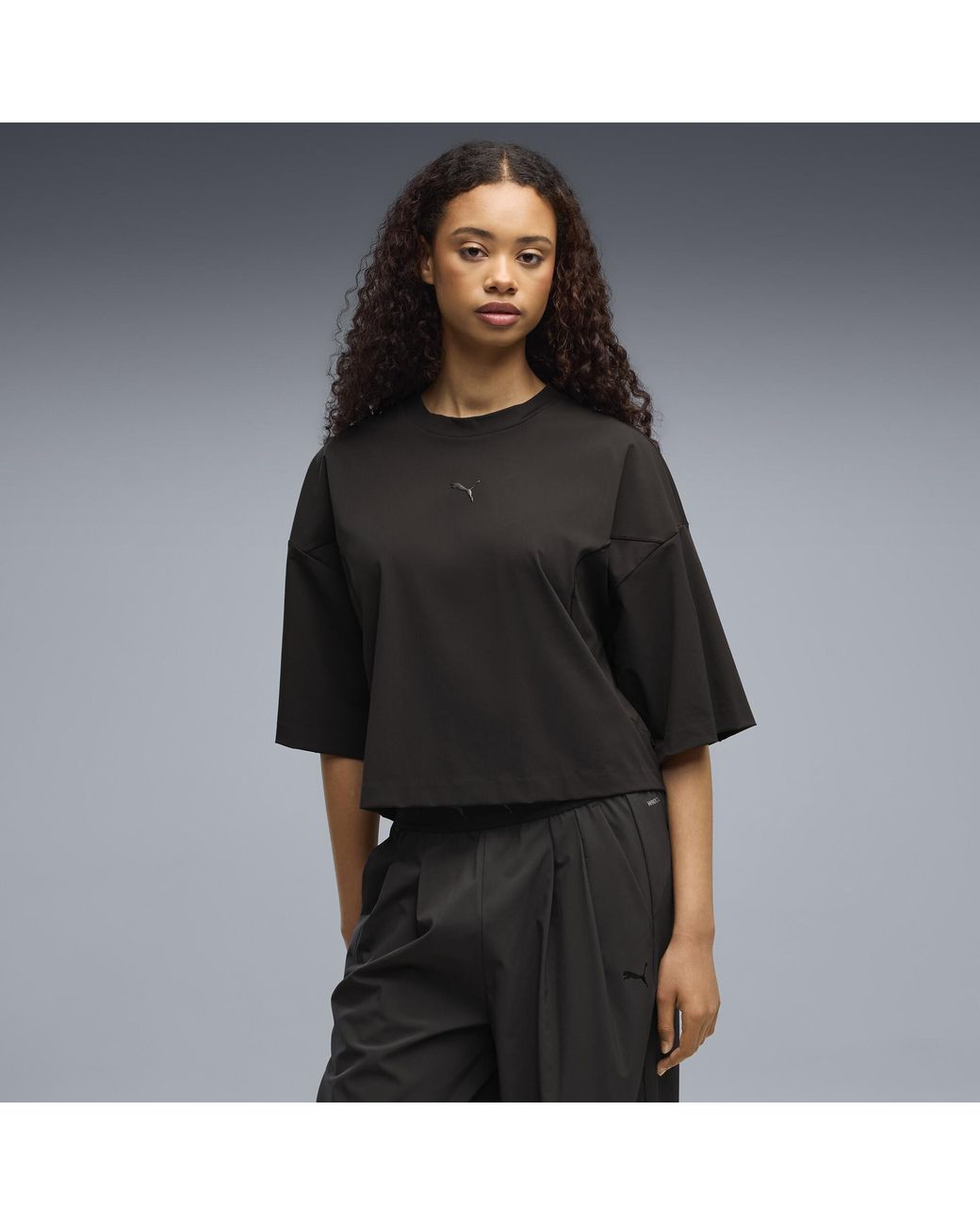 PUMA Black Tech Sense Oversized T-Shirt