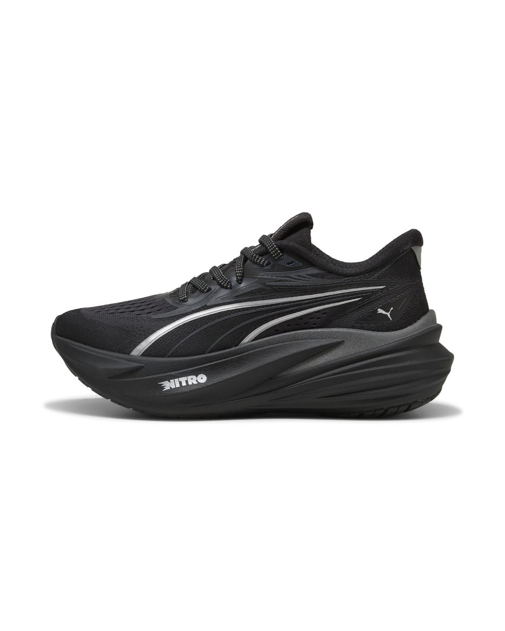 PUMA Black Magmax Nitro 2 Brightstride Road Running Shoes