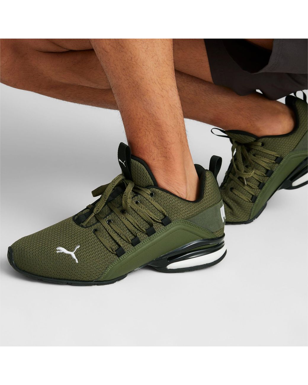 Zapatillas Deportivas Para Hombre Puma Running Verde