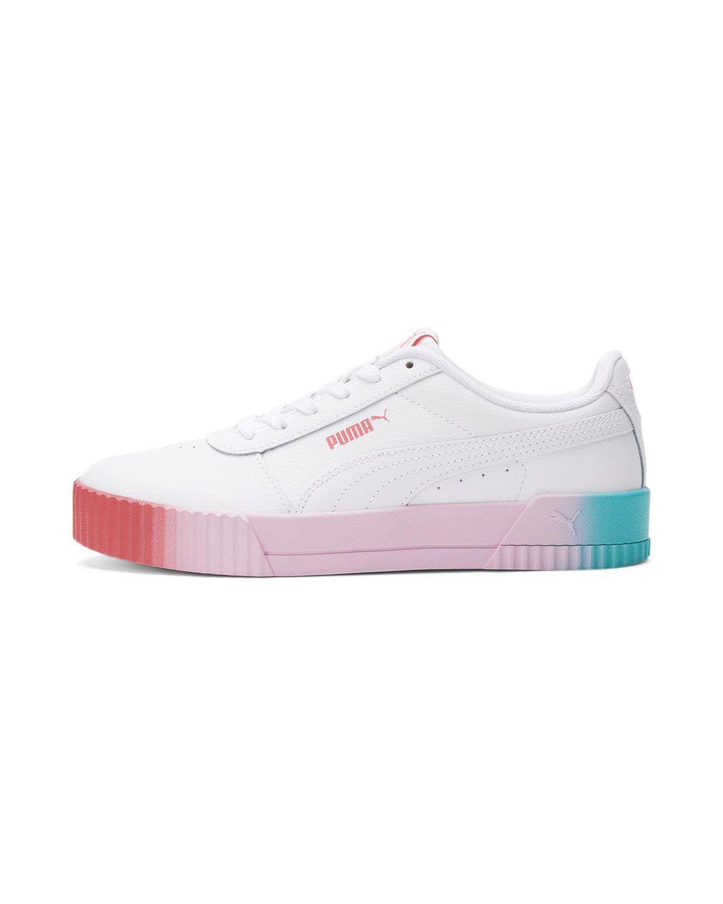 PUMA Carina L Summer Fade Shoes in White - Lyst