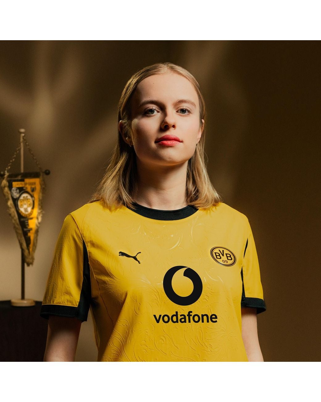 PUMA Yellow Borussia Dortmund 25/26 Cup Jersey