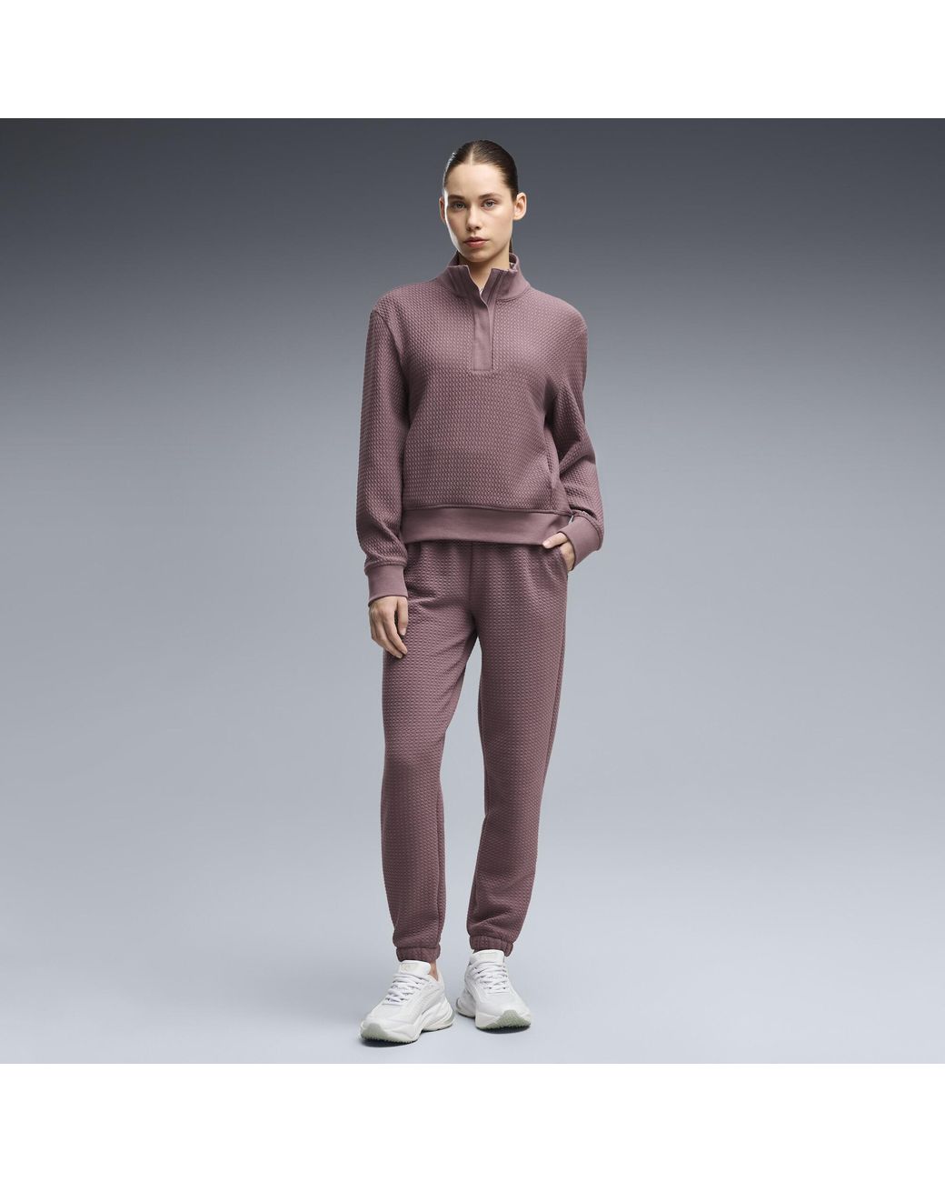 PUMA Purple Boulder Half-Zip Golf Jacket