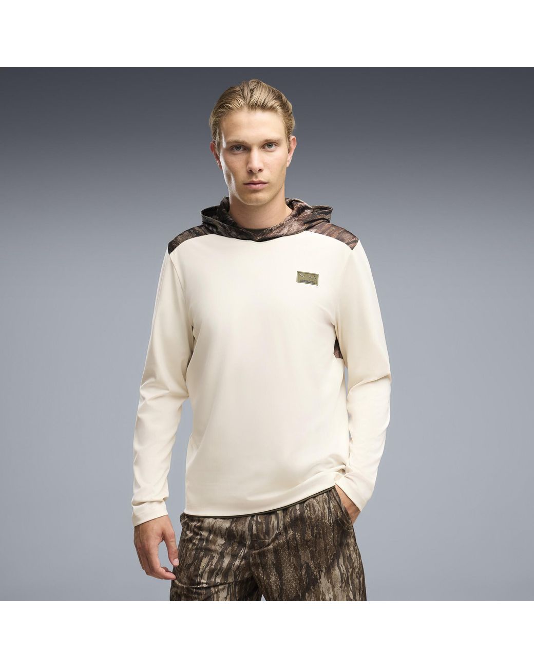 PUMA Natural X Realtree Cloudspun Tech Golf Hoodie for men