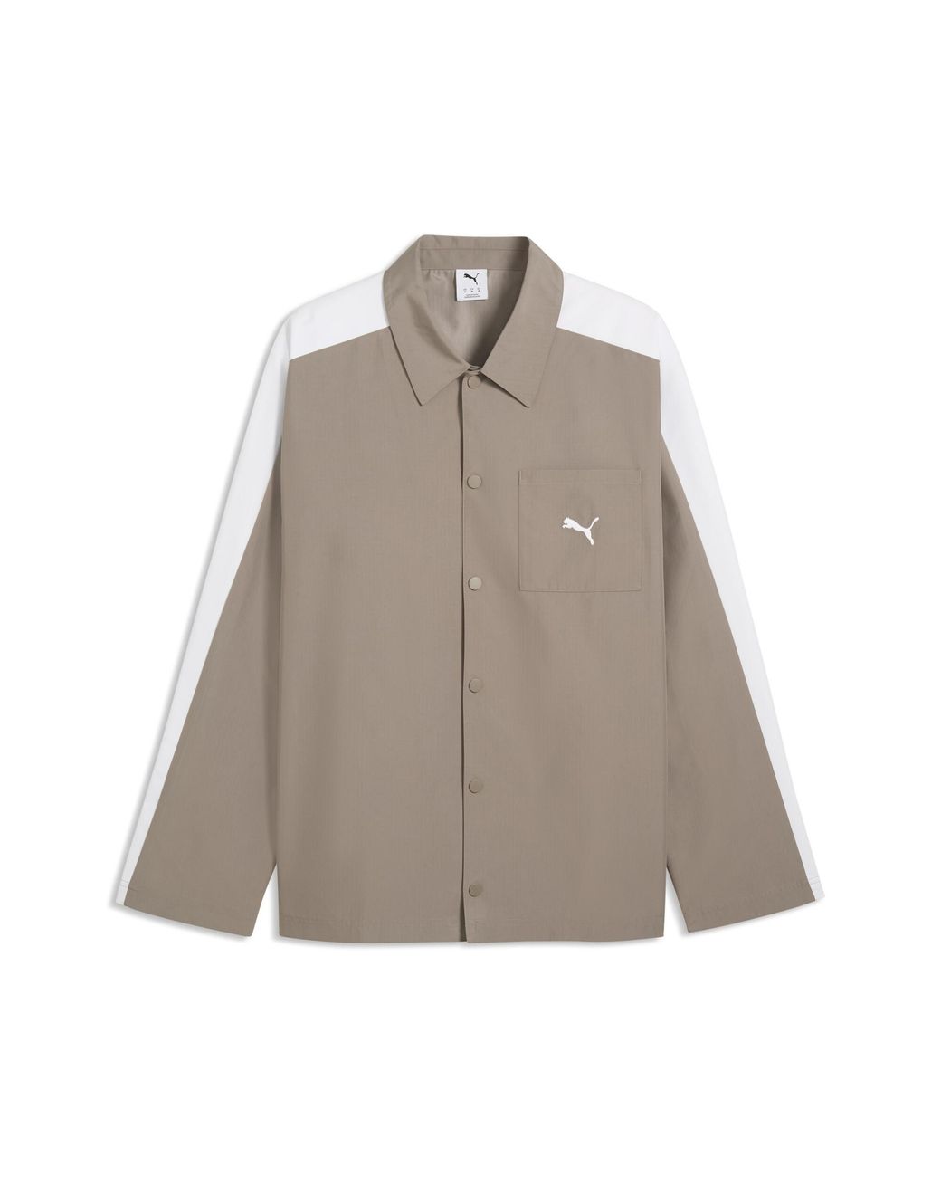 PUMA Gray T7 Relaxed Overshirt for men