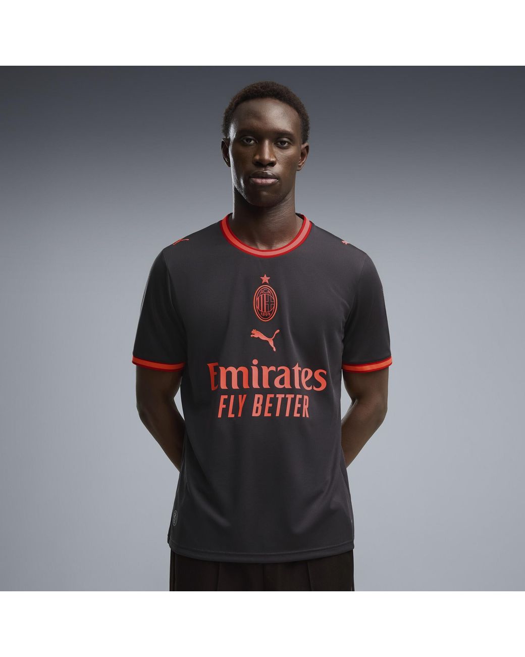 PUMA Black Ac Milan 26/27 Third Jersey for men
