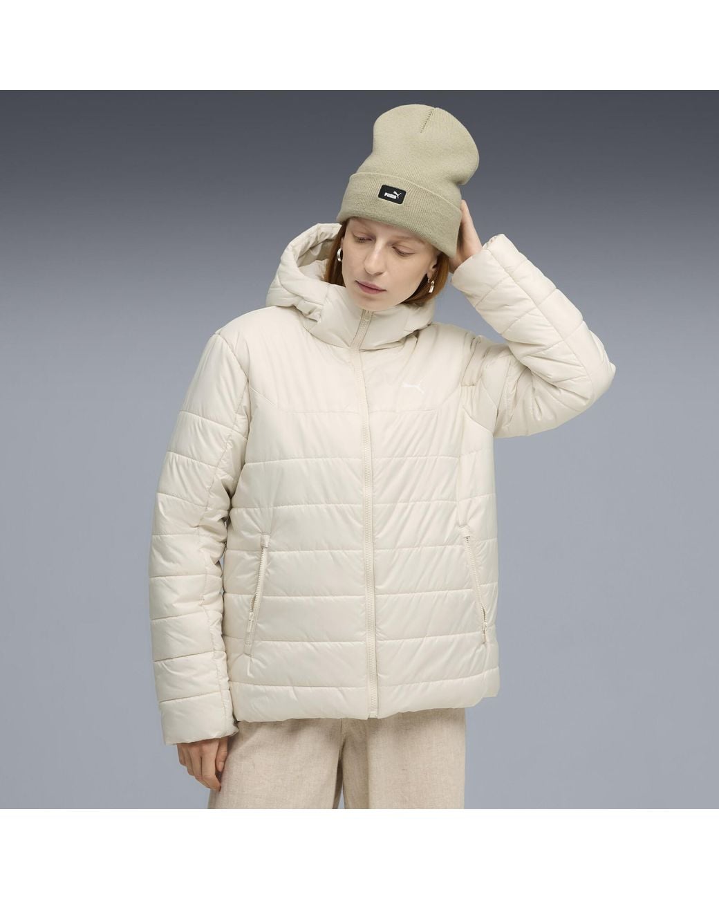 PUMA Natural Ess Hooded Padded Jacket