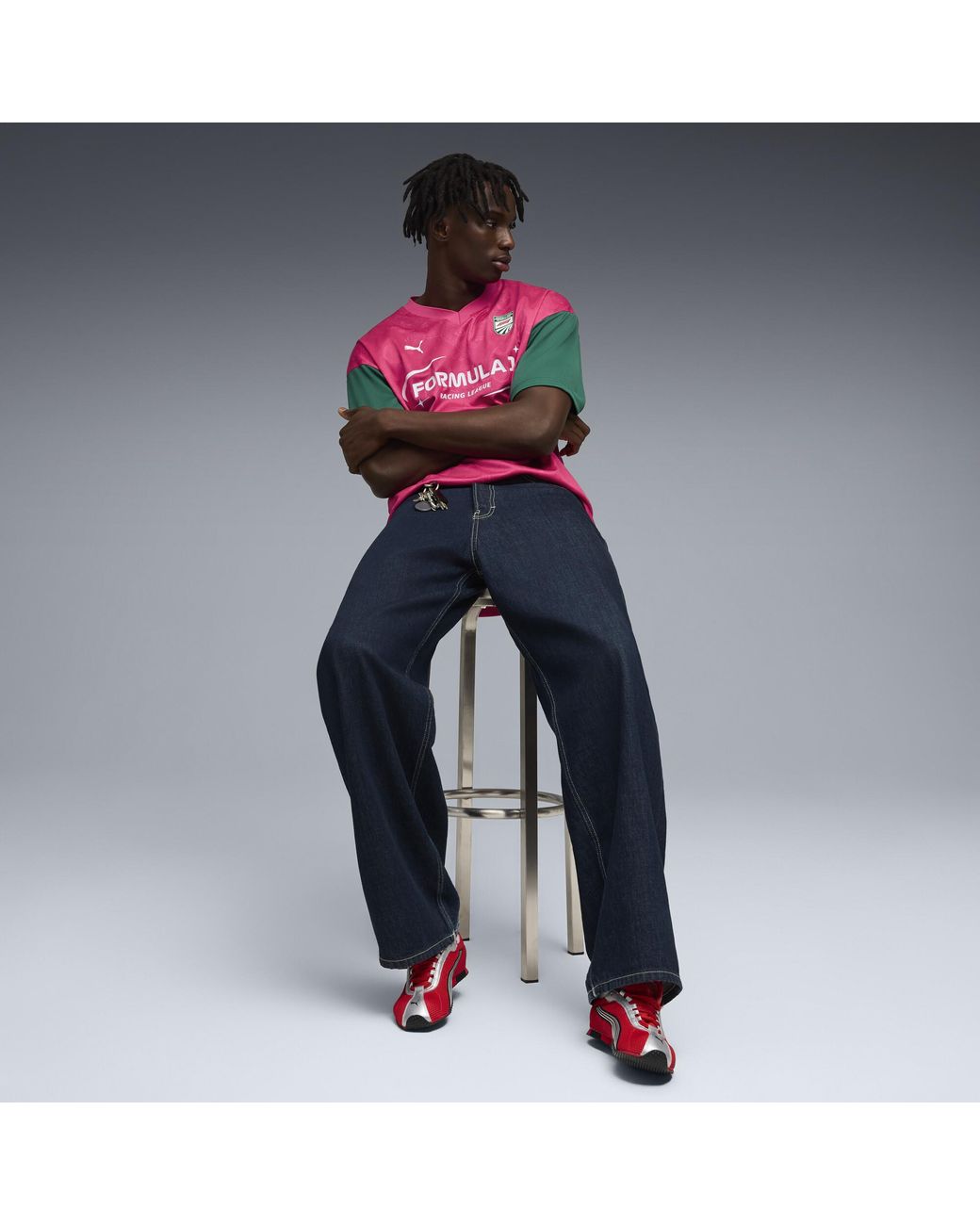PUMA Pink F1 Mexico Relaxed Jersey for men
