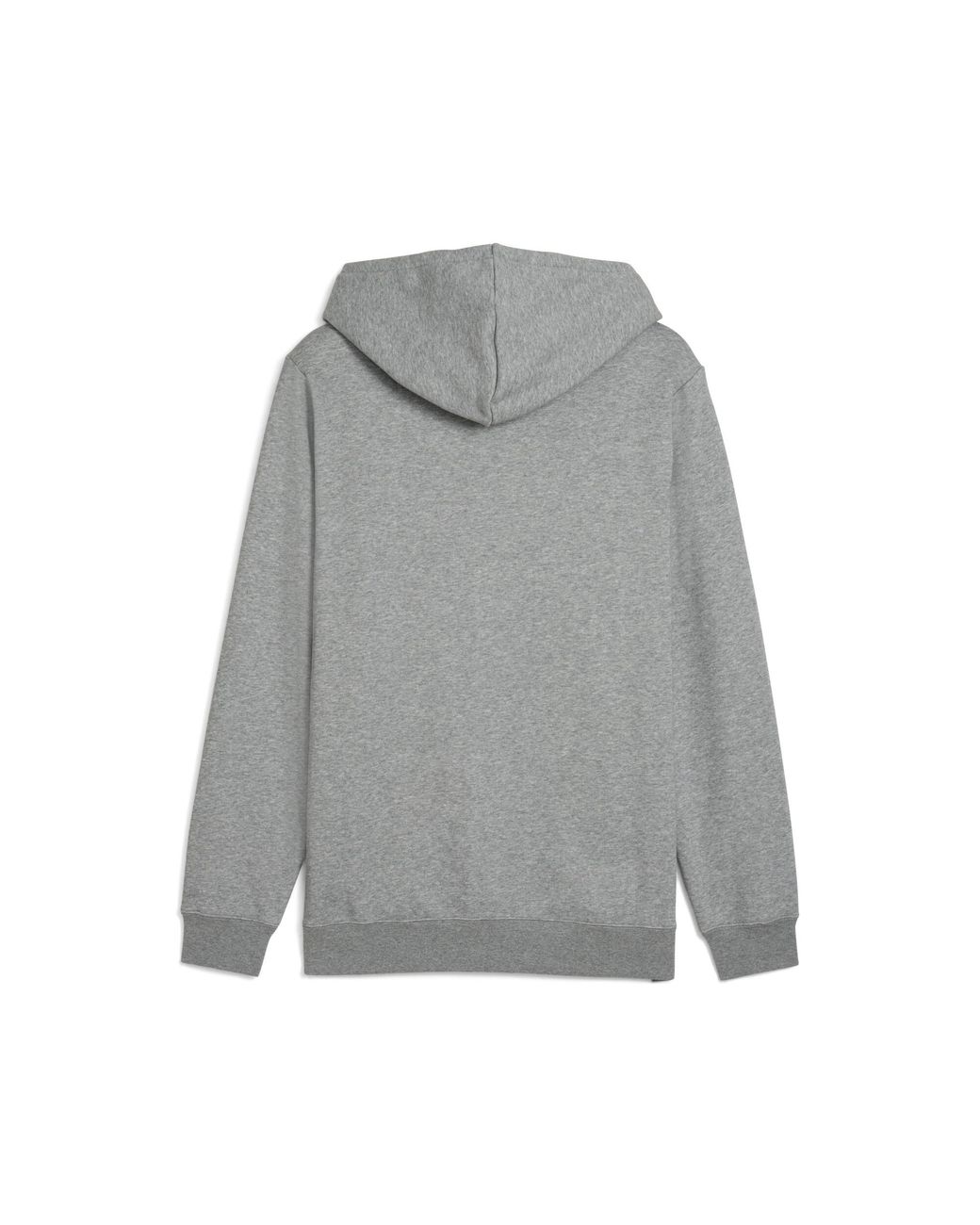 PUMA Gray Essentials Zip-Up Hoodie for men