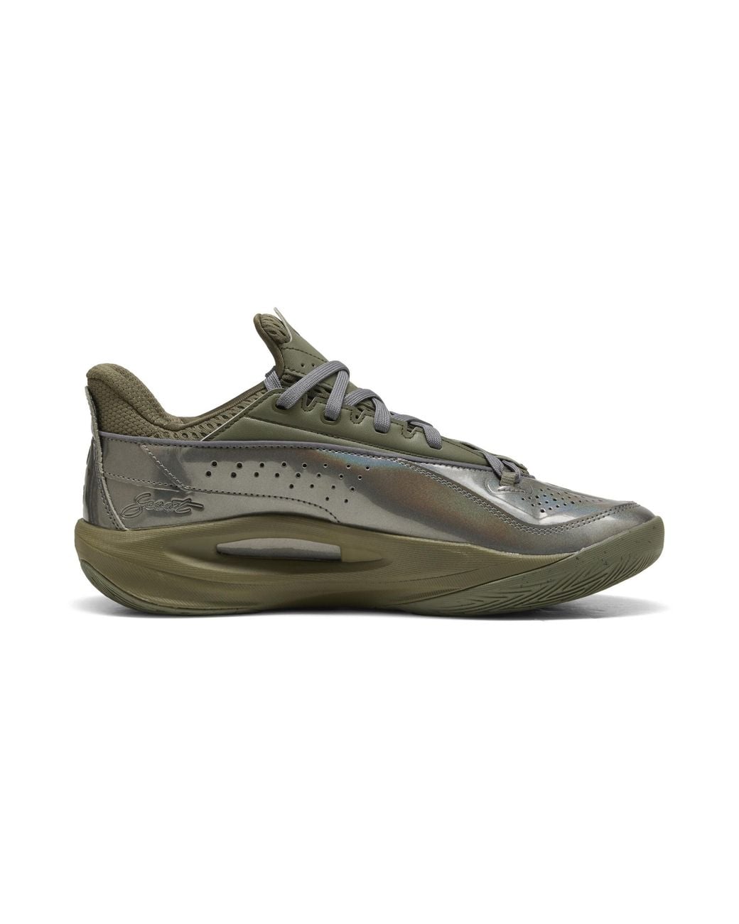 PUMA Green Scoot Zeros Iii Basketball Shoes for men