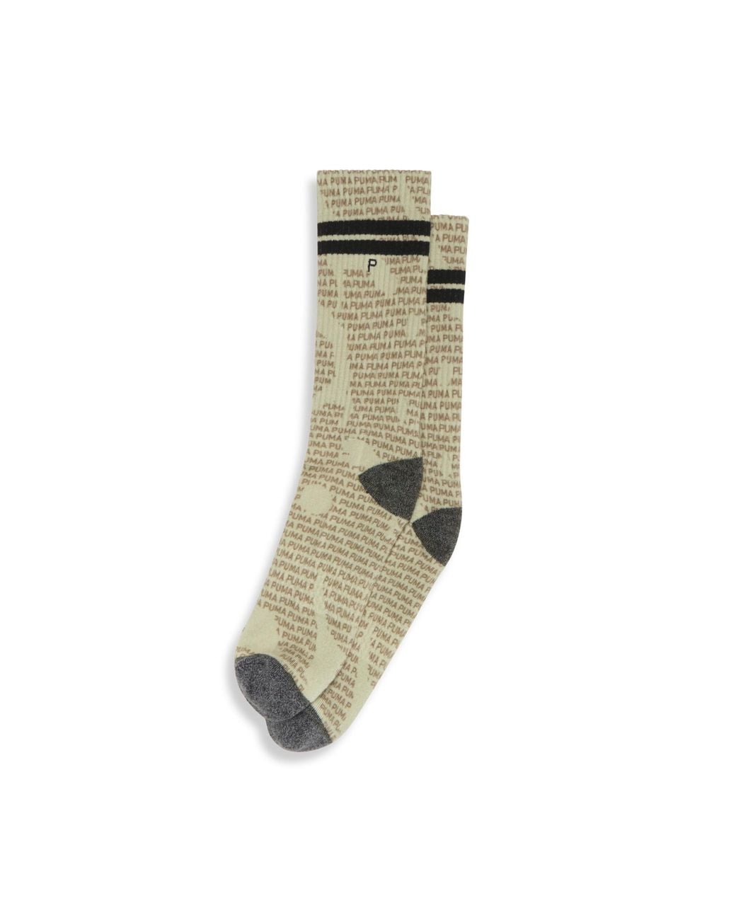 PUMA Green Extended Terry Crew Socks (1 Pair) for men