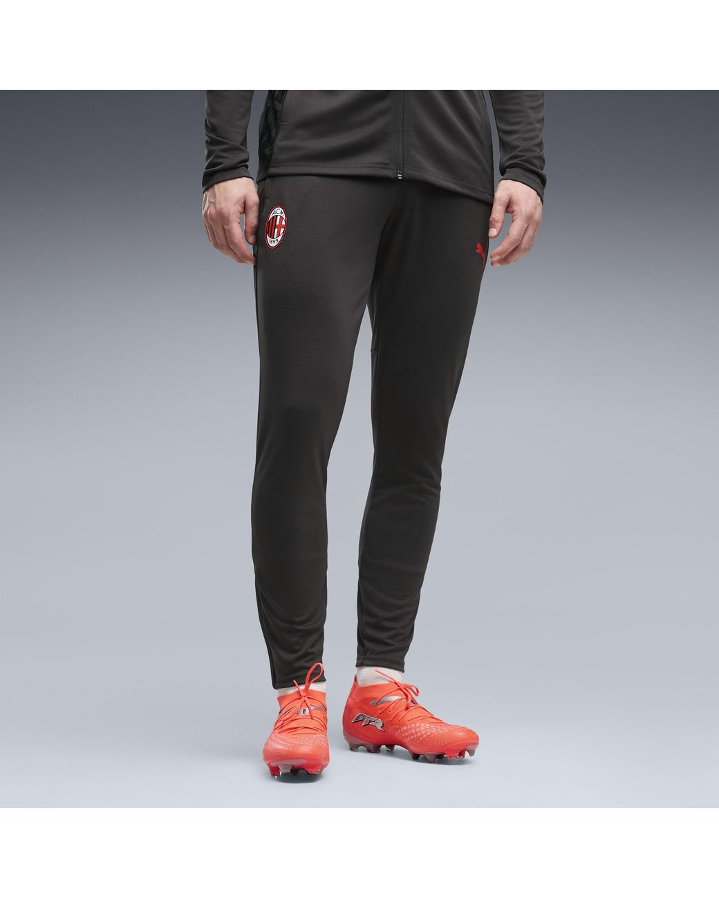 PUMA Black Ac Milan Slim Training Pants for men