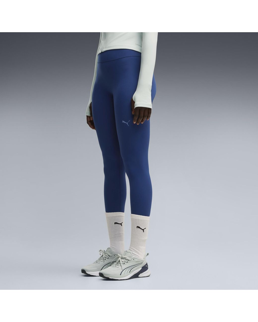 PUMA Blue Shapeluxe High-Waist Training Tights
