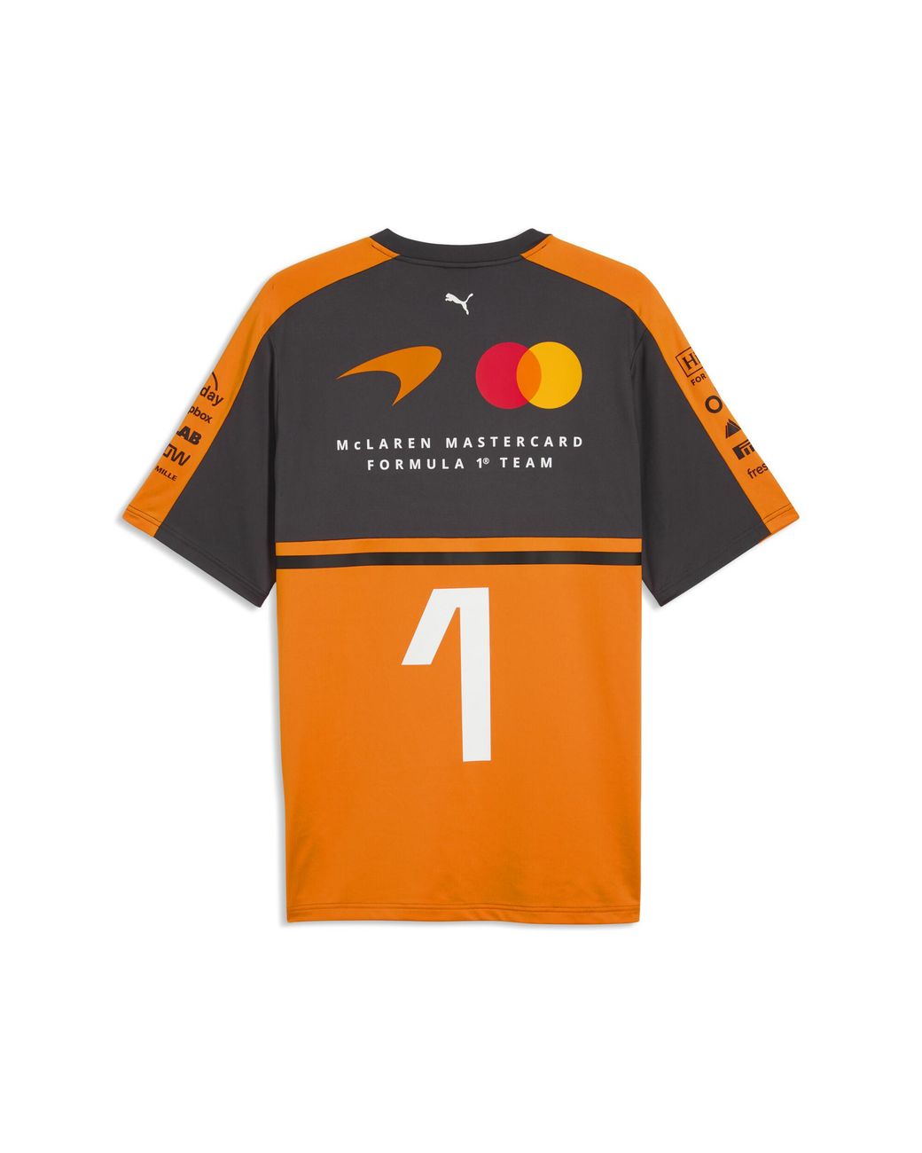 PUMA Orange Mclaren Mastercard F1 Team Replica Norris T-Shirt for men