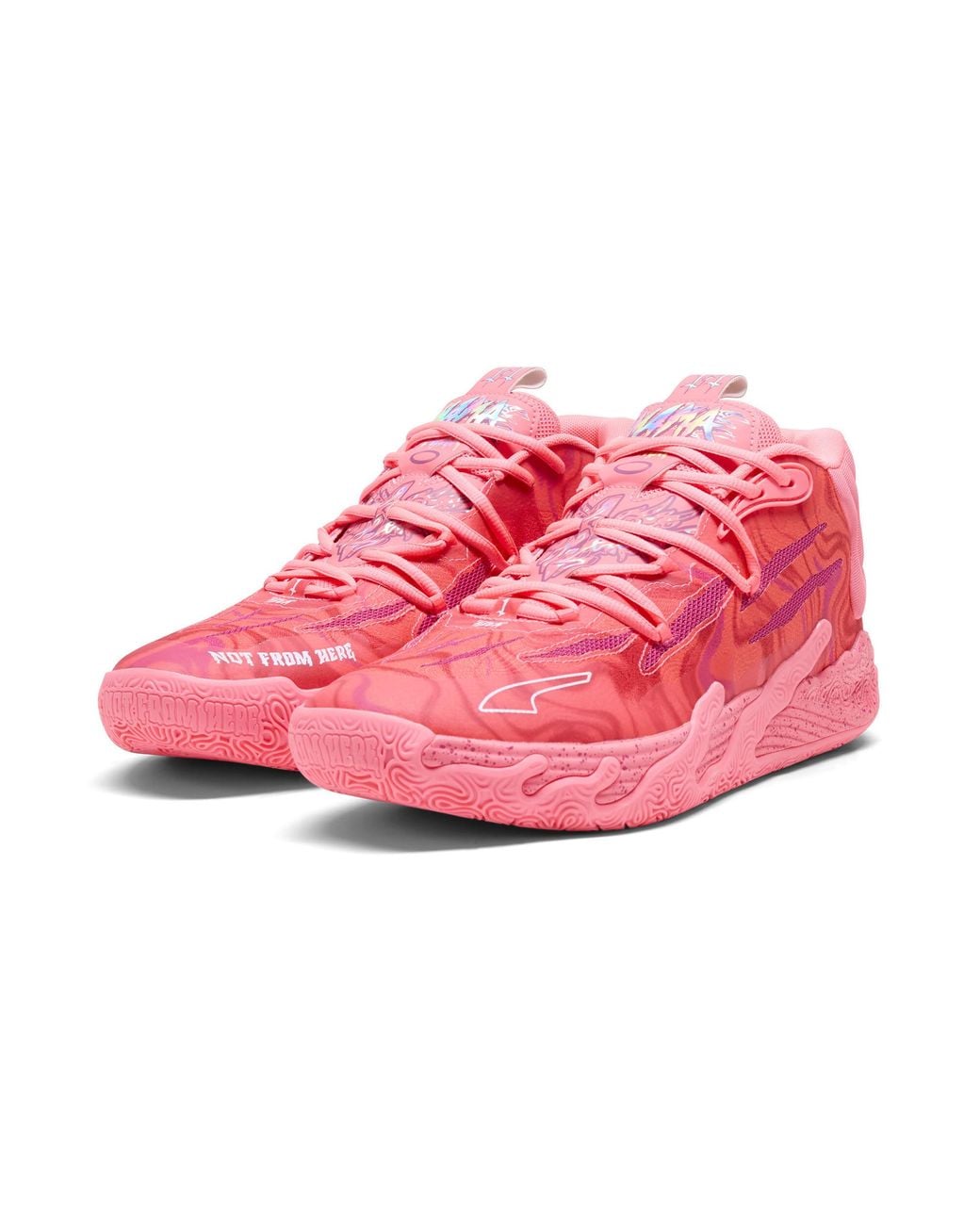 puma basketball pink