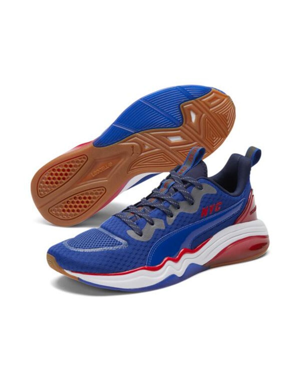 PUMA Lqdcell Tension Big Apple Training Shoes in Blue for Men Lyst