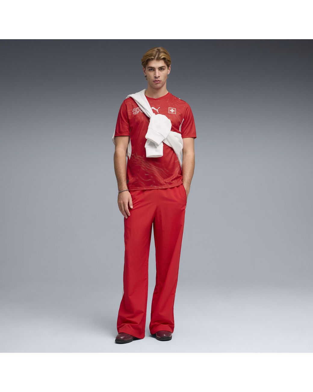 PUMA Red Switzerland Home Jersey for men