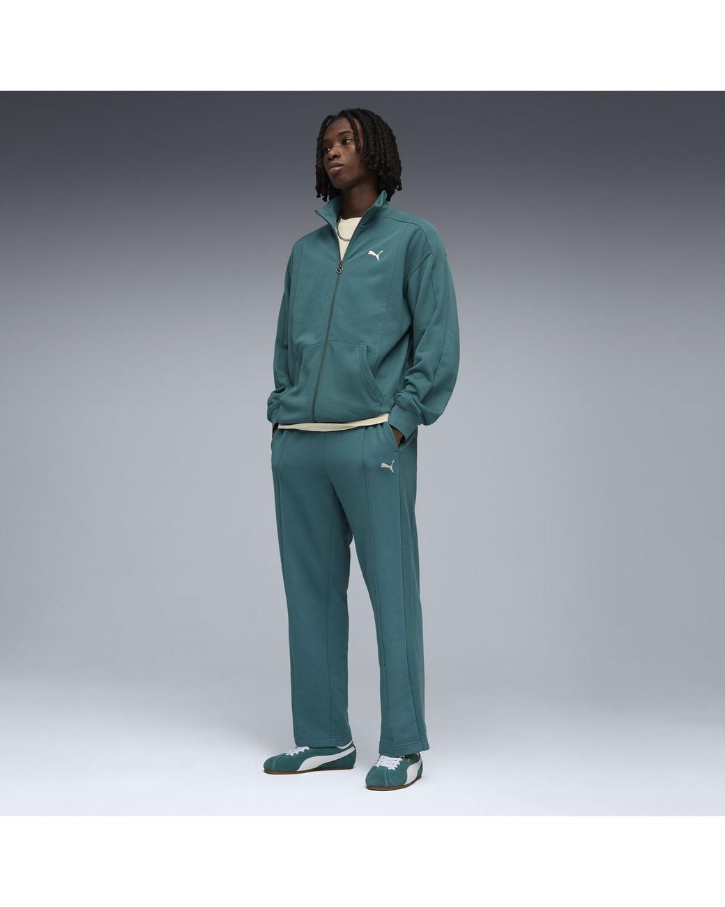 PUMA Blue Class Relaxed Track Pants for men