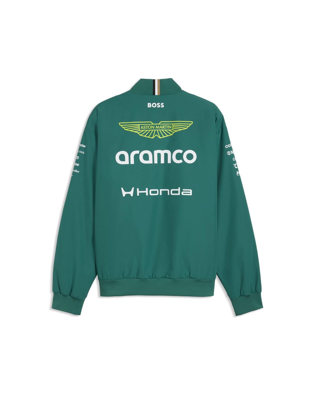 PUMA Green X Aston Martin Aramco F1 Team Replica Bomber Jacket for men