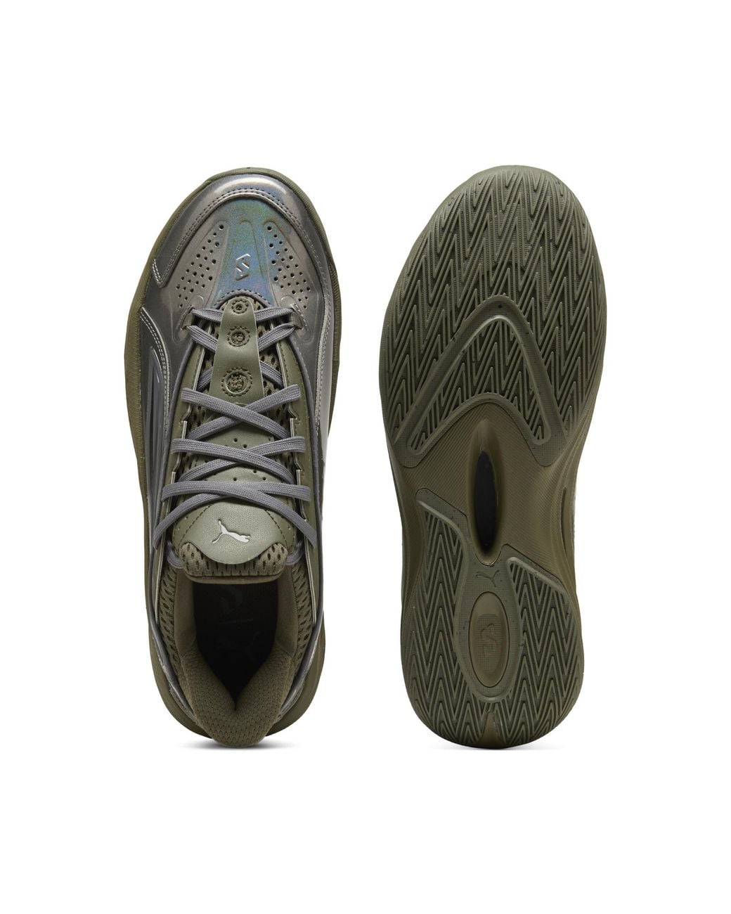 PUMA Green Scoot Zeros Iii Basketball Shoes for men