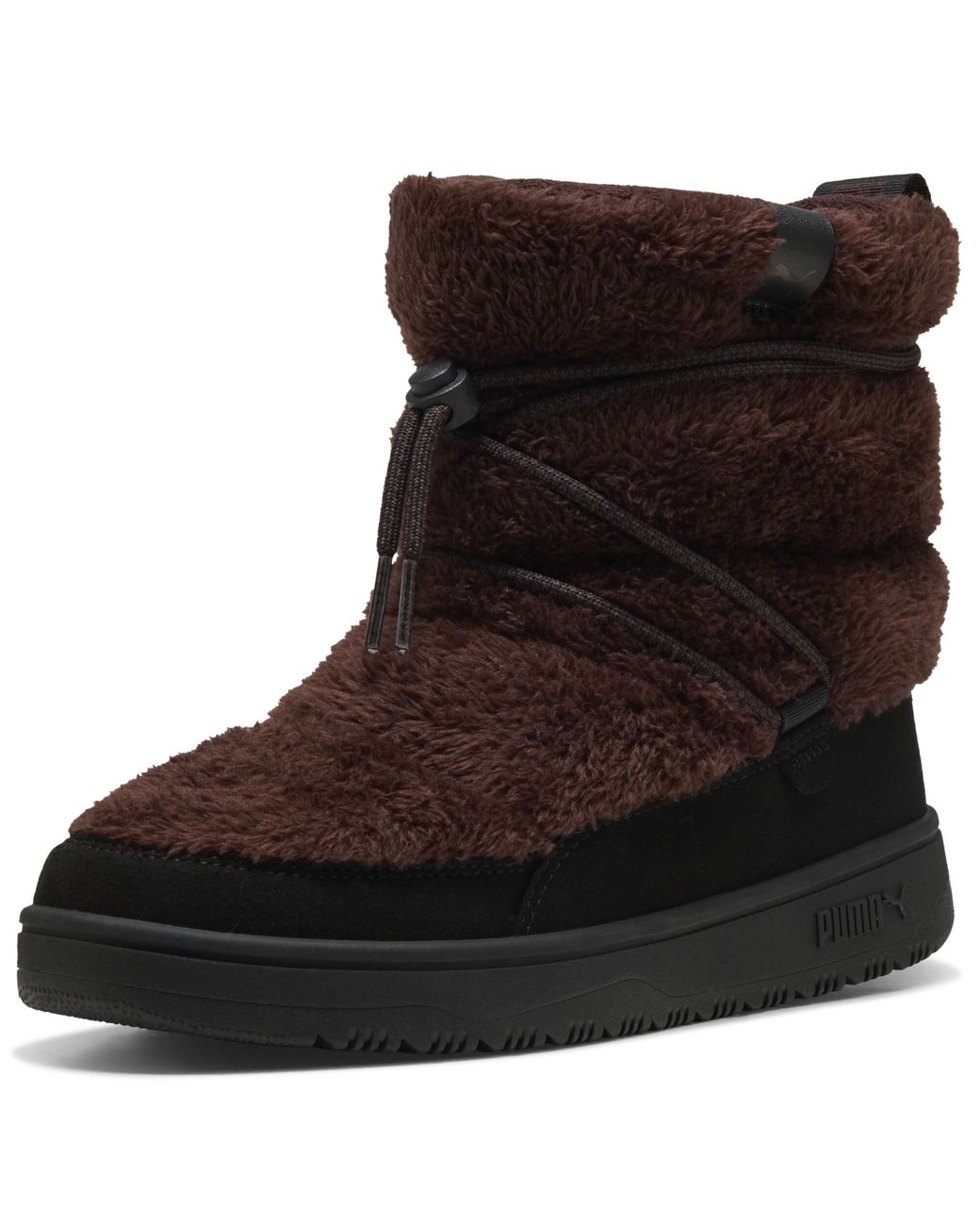 PUMA Black Snowbae Suede Boots