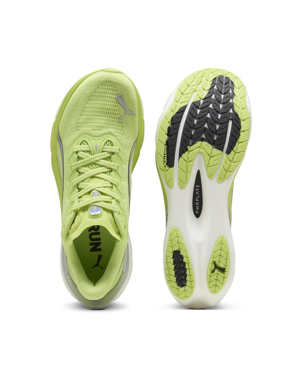 PUMA Green Deviate Nitro 4 Road Running Shoes
