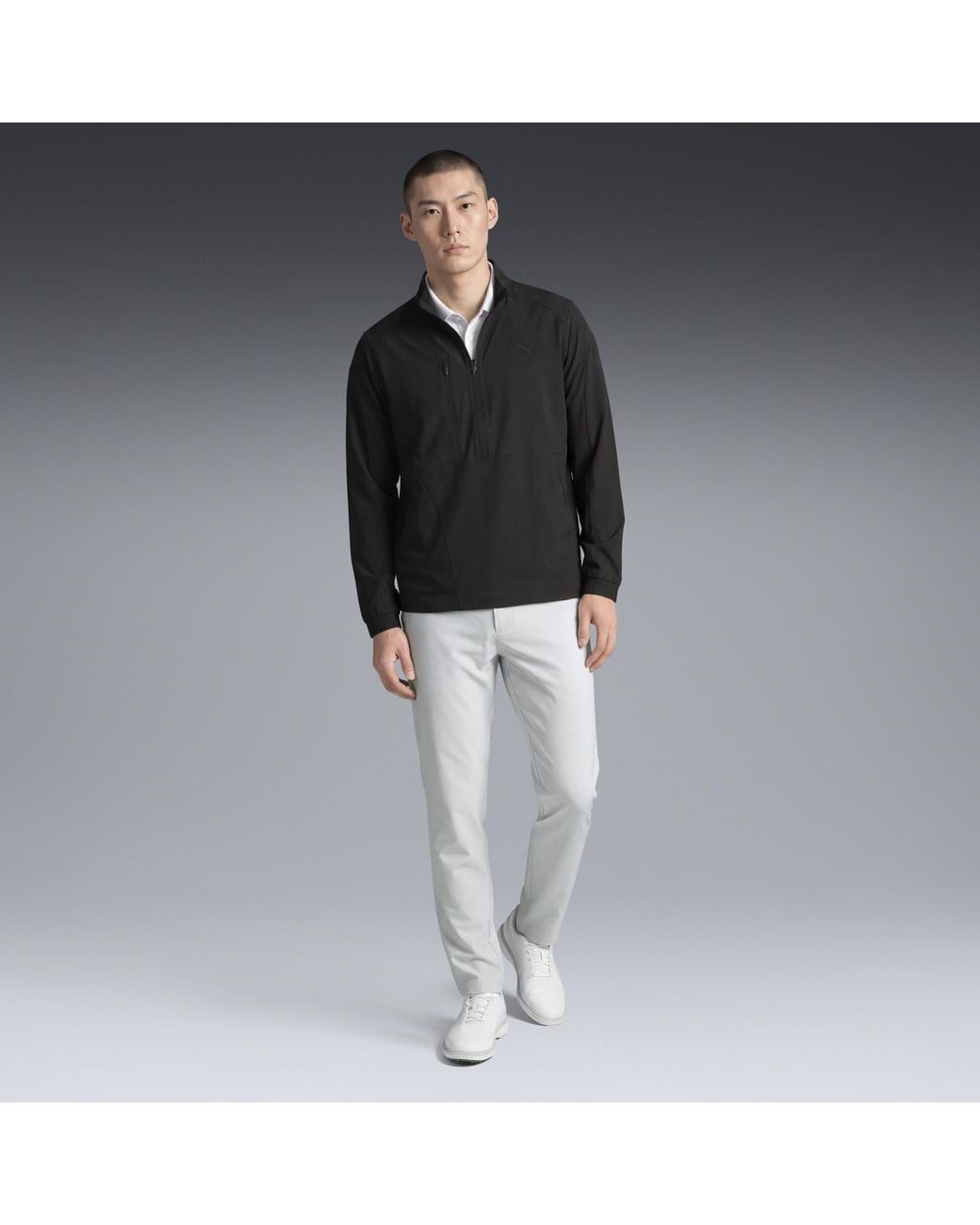 PUMA Black Golf Wind Jacket for men