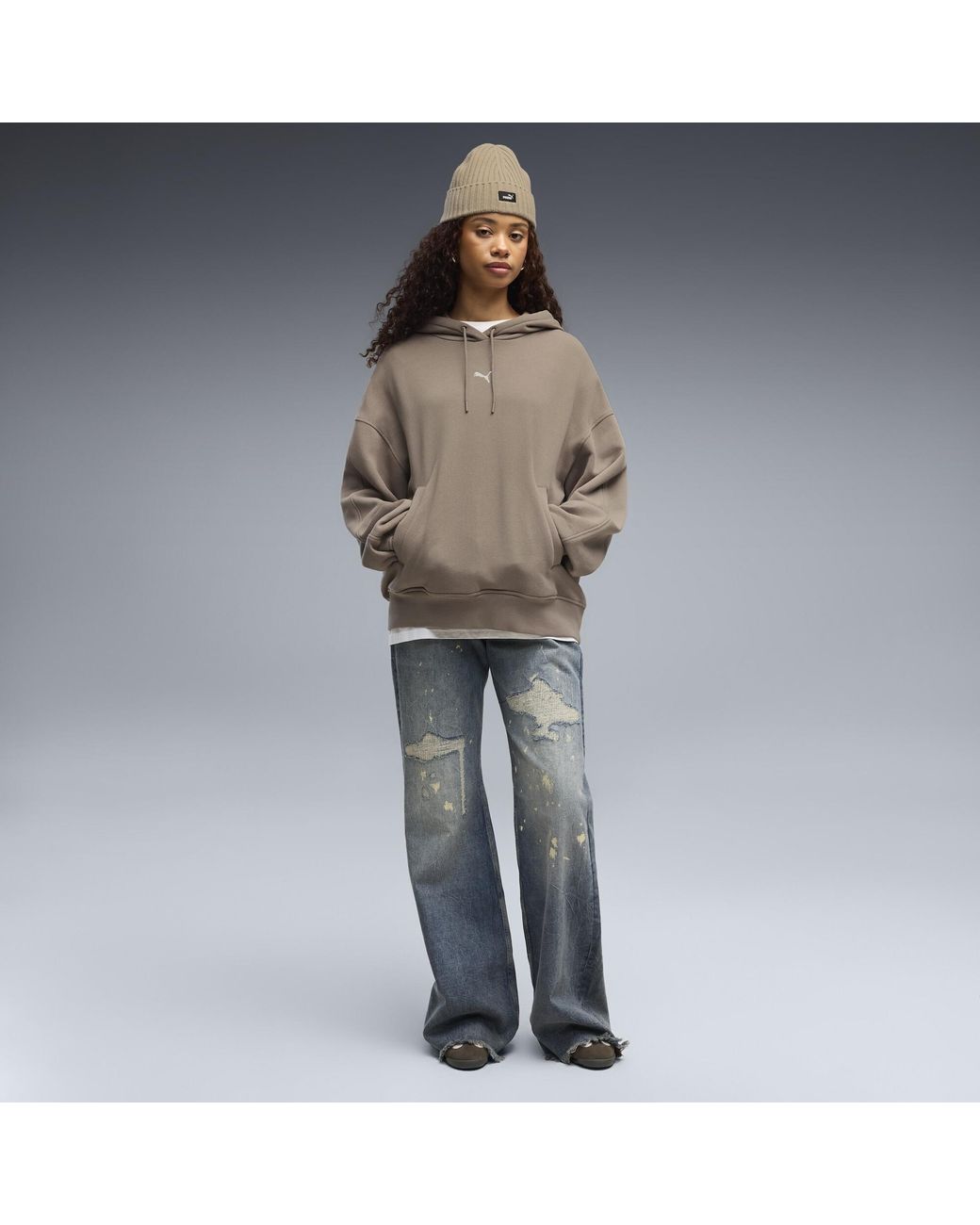 PUMA Natural Essentials Oversized Hoodie