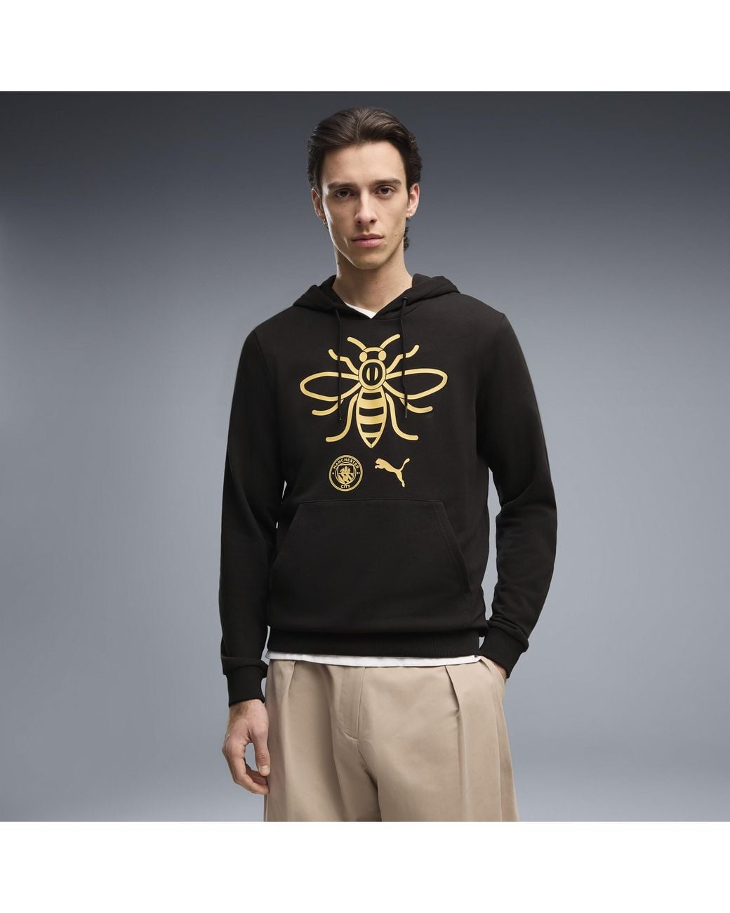PUMA Blue Manchester City Ftblculture Hoodie for men