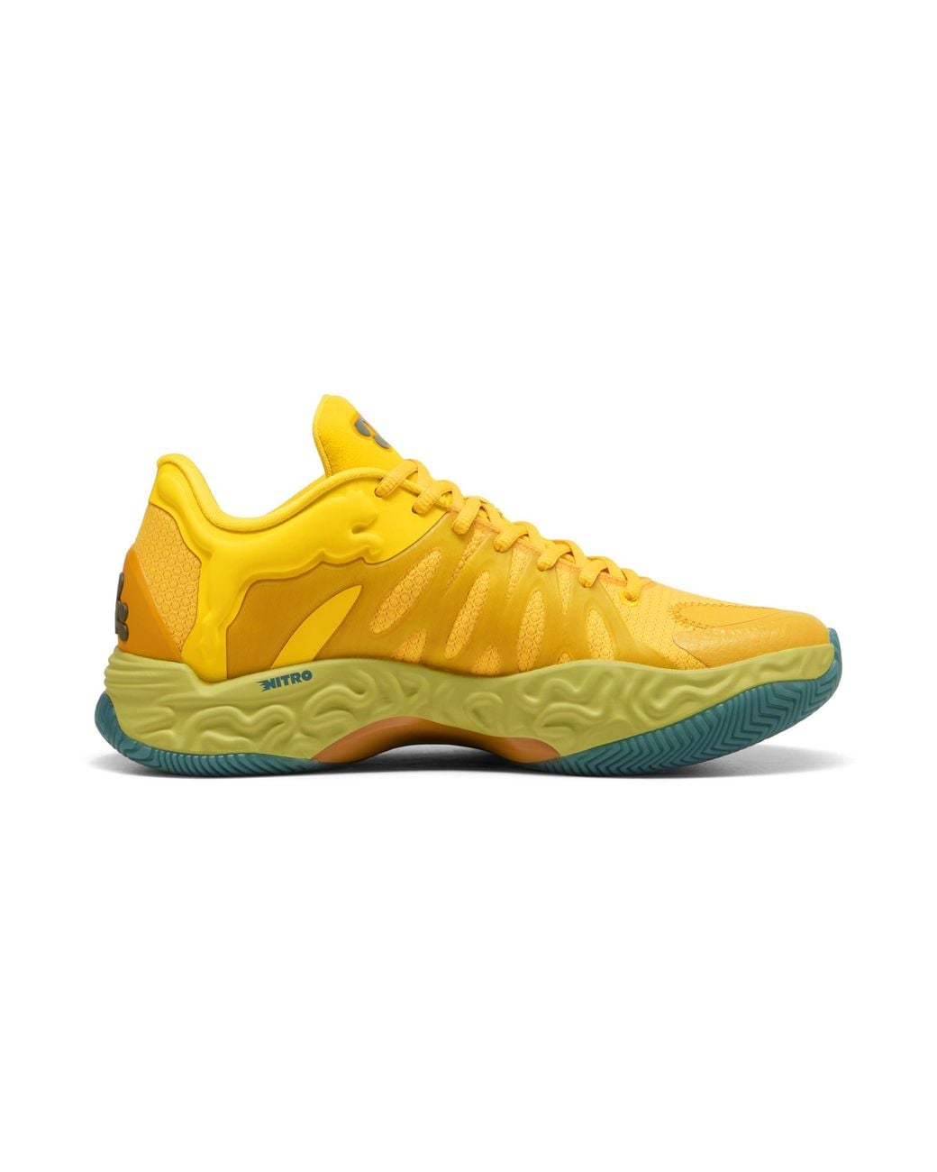 PUMA Yellow Hali 1 Basketball Shoes for men