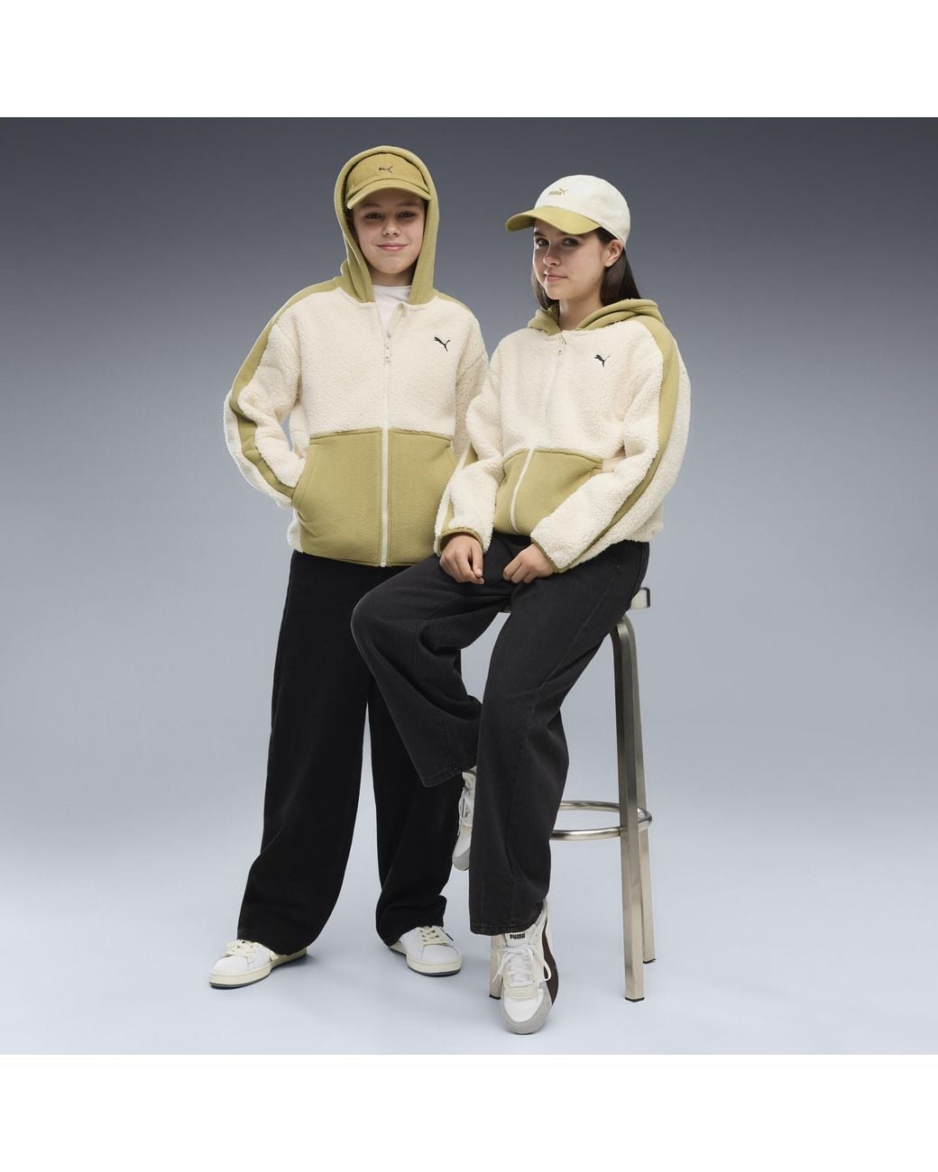 Felpa Essentials Elevated Invernale Dal Taglio Morbido Per Ragazzi, Abbigliamento, Bianco di PUMA in White