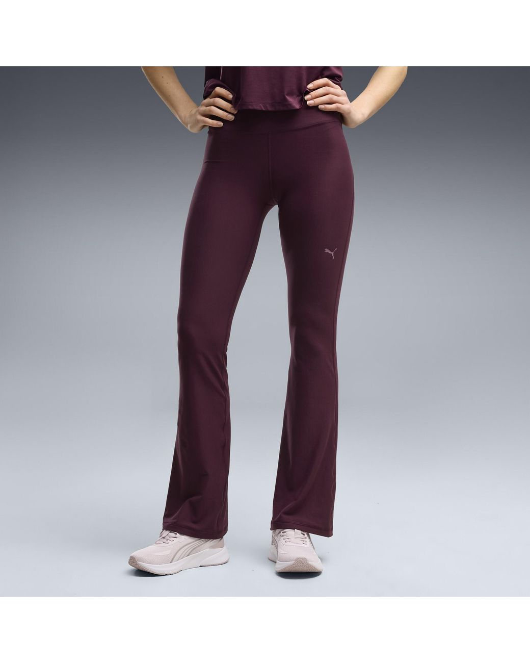 PUMA Purple Cloudspun High Waisted Flared Tights