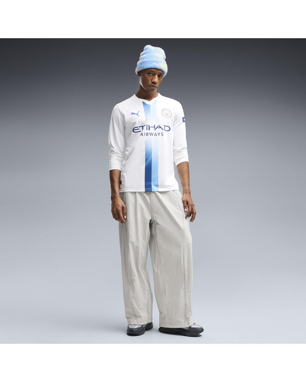 PUMA Blue Manchester City 26/27 Third Long Sleeve Jersey for men