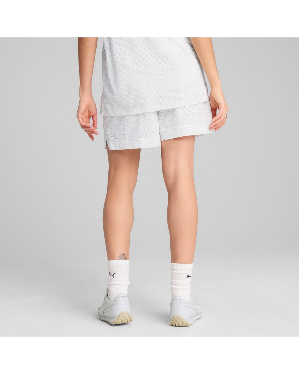 PUMA Jer-She Basketbalshort Voor in het White
