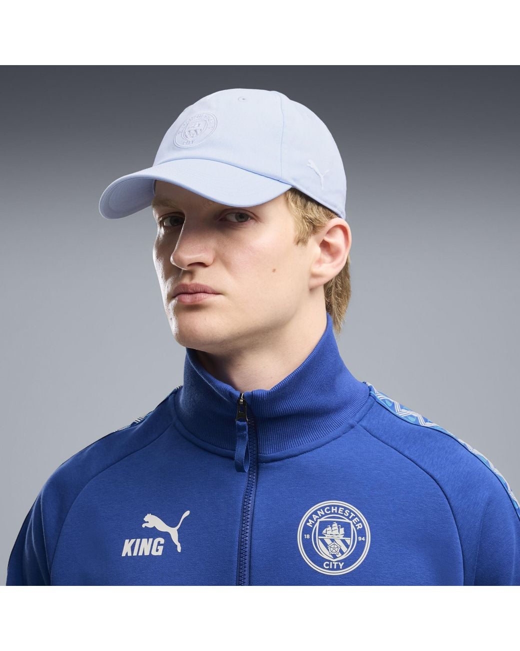 PUMA Blue Manchester City Ftblessentials Cap, Accessoires