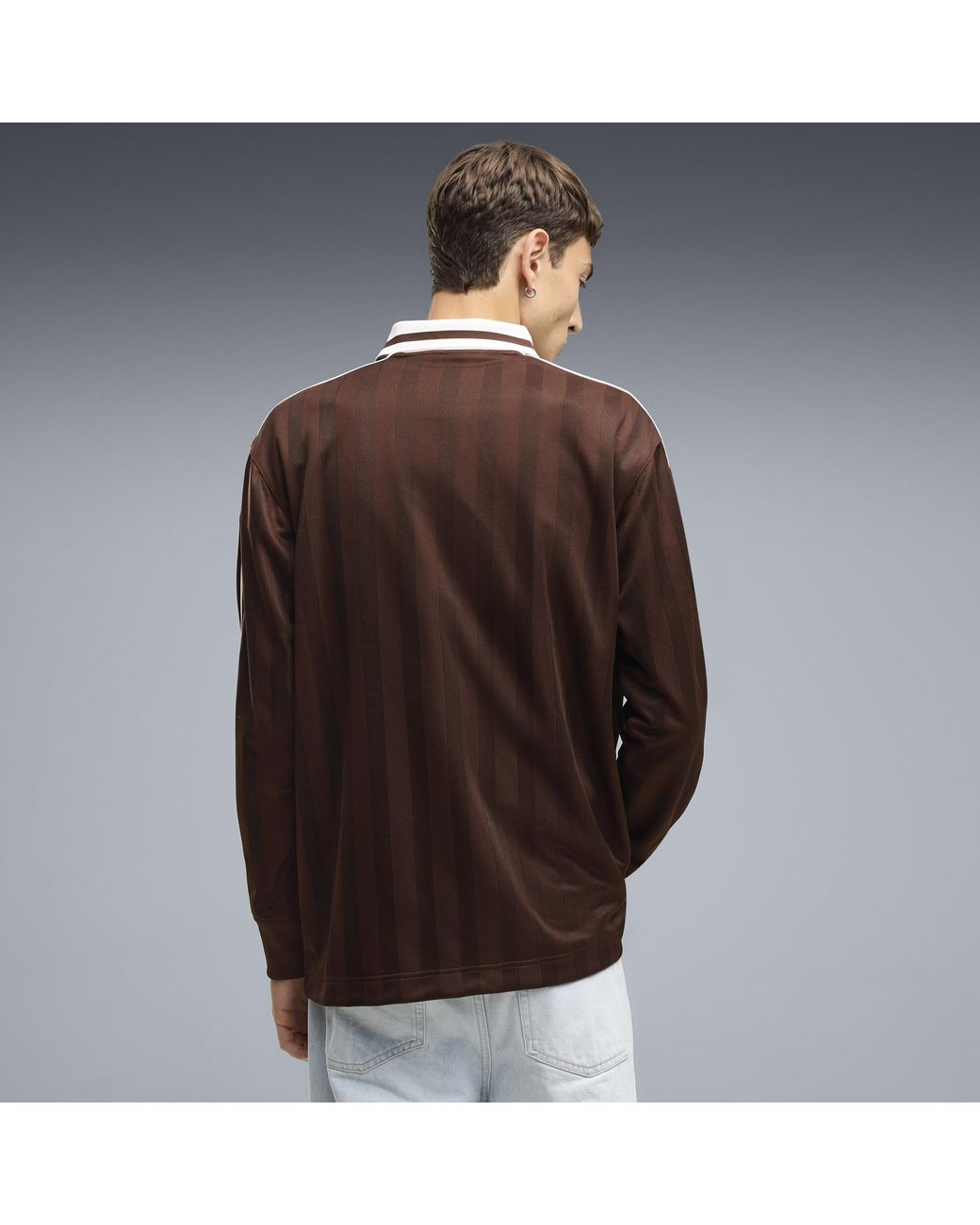 PUMA Brown Mclaren Racing Long Sleeve Jersey for men